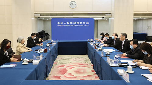 商务部部长王文涛与苹果公司CEO库克会面，深化合作，共谋发展